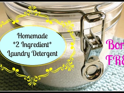 2 Ingredient Laundry Soap~