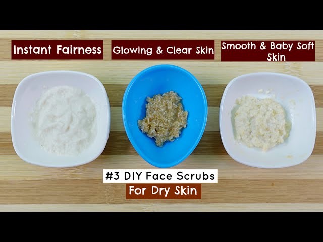 #3 Best Homemade Face Scrub for Dry Skin | DIY Skin Care