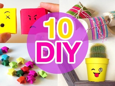 5 Minute Crafts To Do When You're BORED! 10 Quick and Easy DIY Ideas! Amazing DIYs & Craft Hacks!