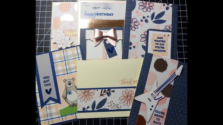 6 Cards 1 Kit - Simon Says Stamp October 2017