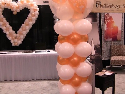 Balloon Decorations Bridal Show Booth 2010