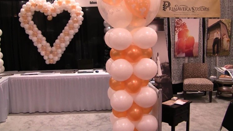 Balloon Decorations Bridal Show Booth 2010