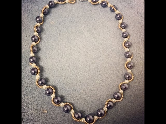 Beaded Pearl Necklace - DIY
