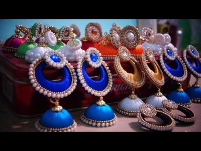 Beautiful and Trendy Silk Thread Earring Designs by BullyBag