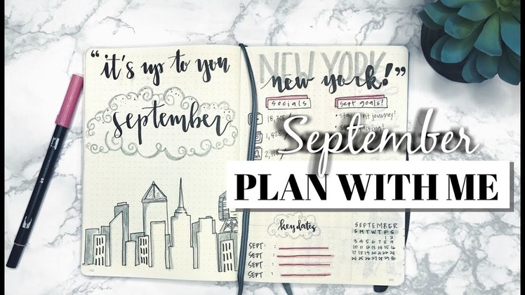 BULLET JOURNAL | Sept Plan With Me