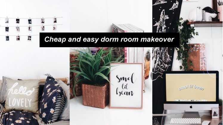 Cheap and Easy Back to school Dorm Room Decor!