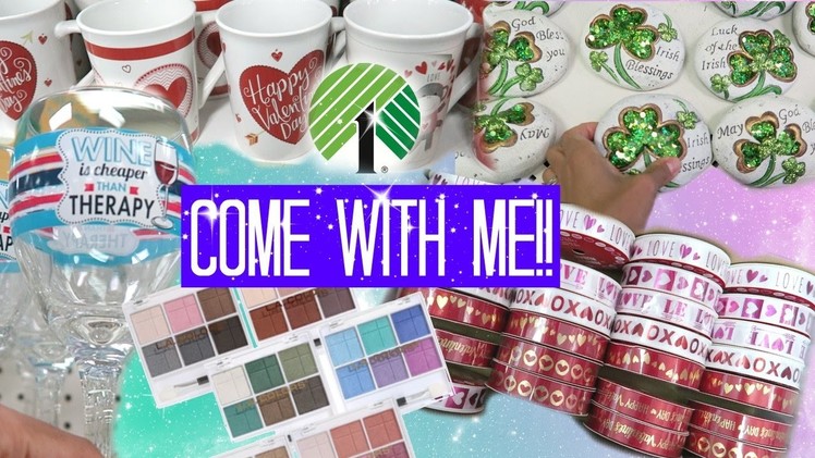 Come with Me to Dollar Tree - Makeup, Baskets, Baby stuff and More!