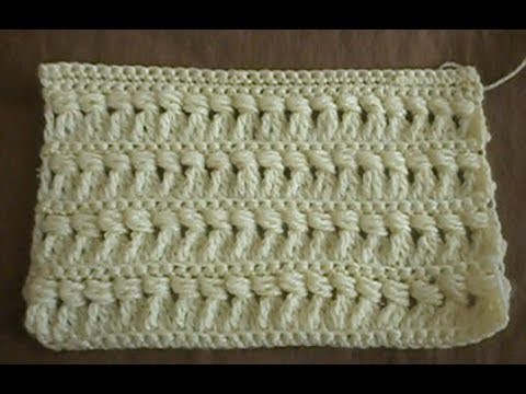 Crochet Triangle and Puff Stitch
