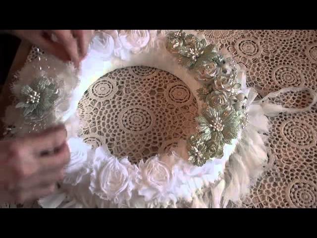 Designer Project - Shabby Wreath & Table Center Piece - Tricia