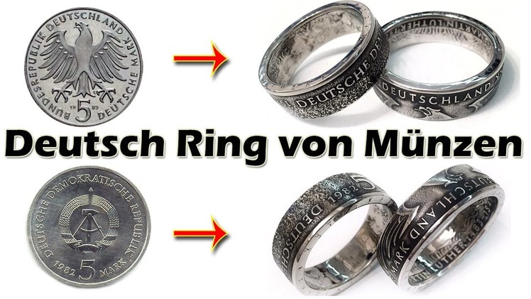 Deutsch Ring von Münzen - German Coin Rings for Special Order - for Masoud and Fanny