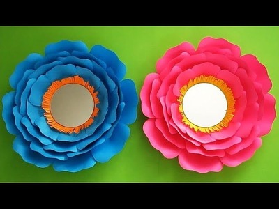 DIY Flower Mirror | DIY Easy Room Decor Ideas | DIY Wall Decorations