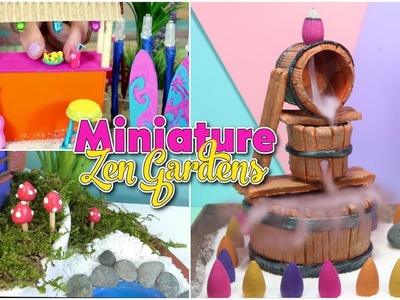 DIY Miniature zen Garden compilation - Miniature beach - Fairy Garden - back flow font - Isa's World
