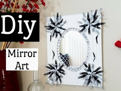 Diy Wall Mirror Decor Recycling Using Forks and Boxes!!!