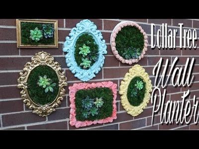 Dollar Tree DIY Succulent Wall Planter | Dollar Tree DIY Wedding Decor