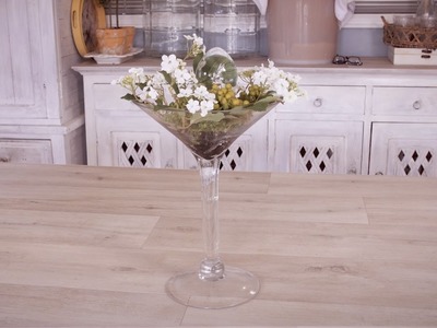 Easter-Themed Martini Glass Floristry Design Tutorial
