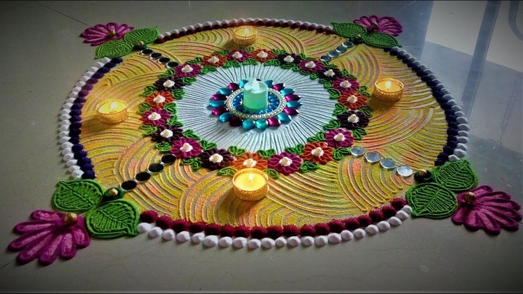 Fancy Rangoli Designs for Diwali | Diwali Special Rangoli Designs by Shital Mahajan.