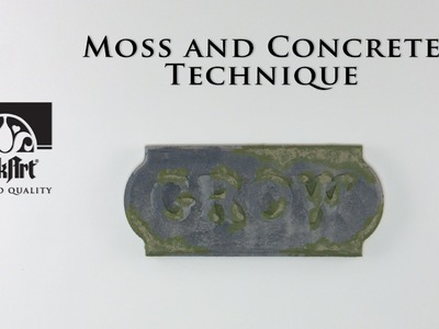 Faux Finish Techniques: Realistic Moss & Concrete!