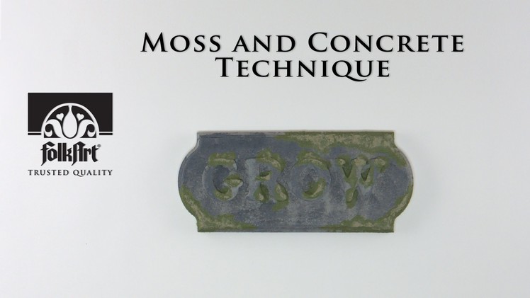Faux Finish Techniques: Realistic Moss & Concrete!