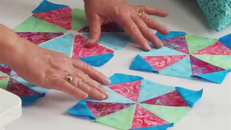 From the Sizzix Quilting Workshop: How to Create a Kaleidoscope Design