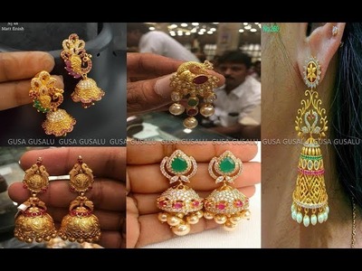 Gold Earrings Designs Catalogue || Party Wear Jewellery  || Light Weight Gold Earring Designs