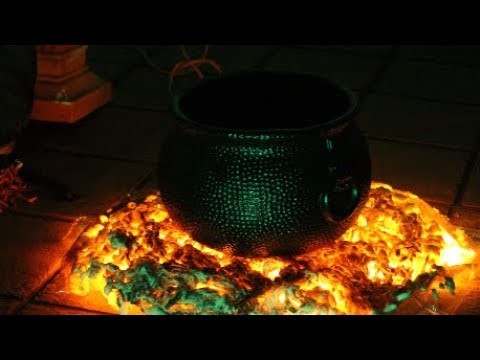 ~Halloween DIY~ Faux Embers for a Cauldron