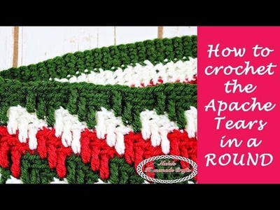 How to crochet the Apache Tears in a ROUND