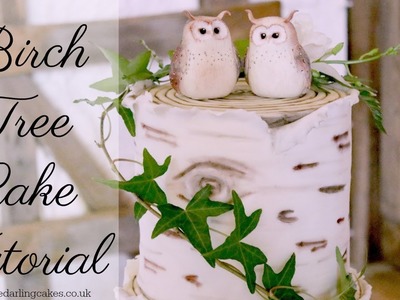How to make a Birch Tree Effect Cake