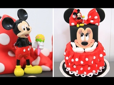 How To Make a Disney MINNIE MOUSE Cake - Pastel de la Minnie by Cakes StepbyStep