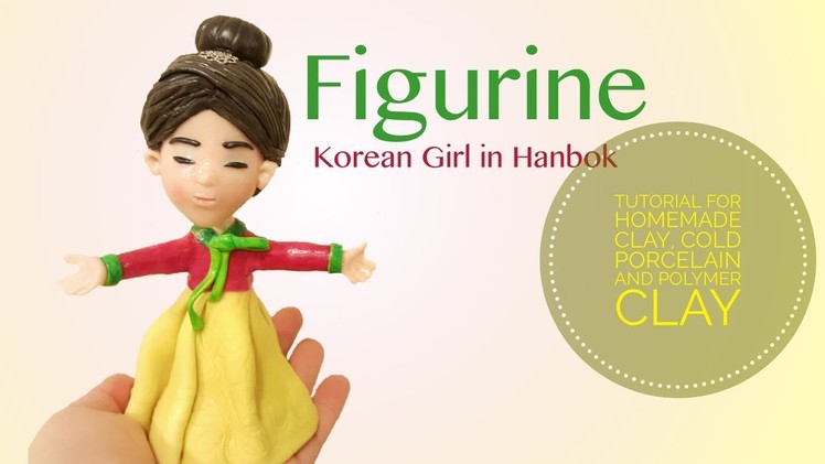 How to make Easy Korean Girl in Traditional Dress, Hanbok