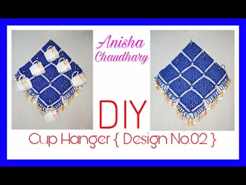 How to Make Macrame Cup Hanger {Design No.02},Full HD Video Step by Step, Easy Making Method.