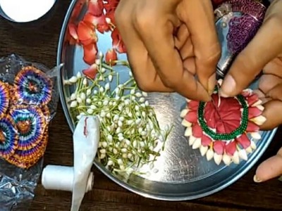 How to make real flower jewelry for mehndi and other fucntions new