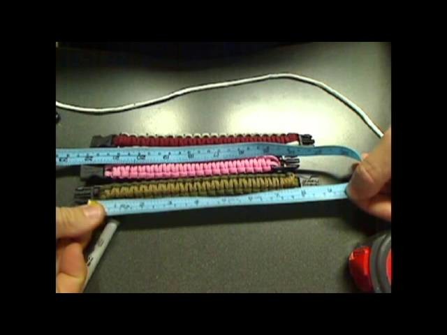 How to measure your wrist for a paracord bracelet
