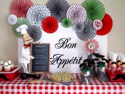 Italian themed decorating ideas for a party