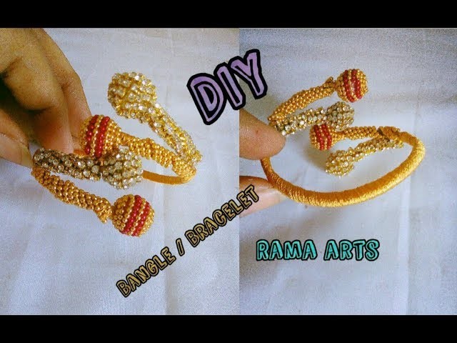 Khada bangle. bracelet - Making with silk thread | jewellery tutorials