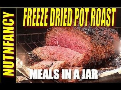 Meals in a Jar: Pot Roast w Mashed Potatoes [7 yr Freeze Dried Meal]
