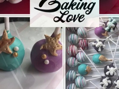 Mermaid and Pirate Cake Pops