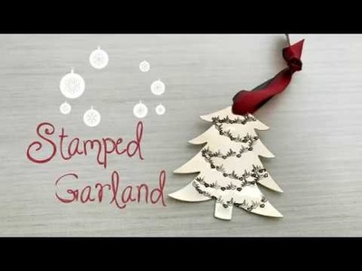 Metal Stamped Garland Ornament - Beaducation.com