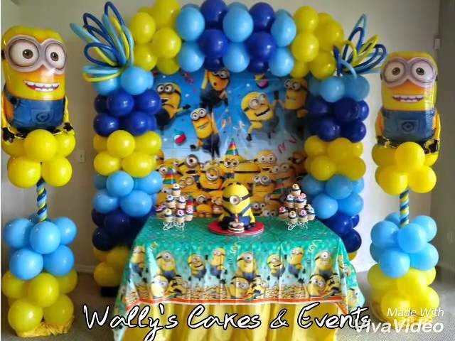 Minions birthday theme party