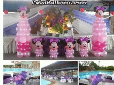 Minnie Mouse Balloon Decorations