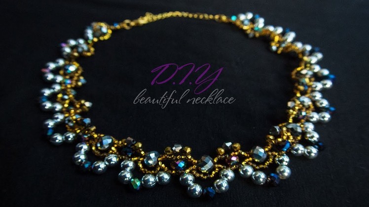 Necklace of beads.Diy.Tutorial: Necklace Master Class!