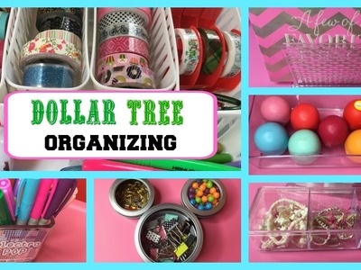 NEW Dollar Tree Organization & Storage Ideas- New Acrylic! Makeup, Crafts, Office, Planner, Kitchen
