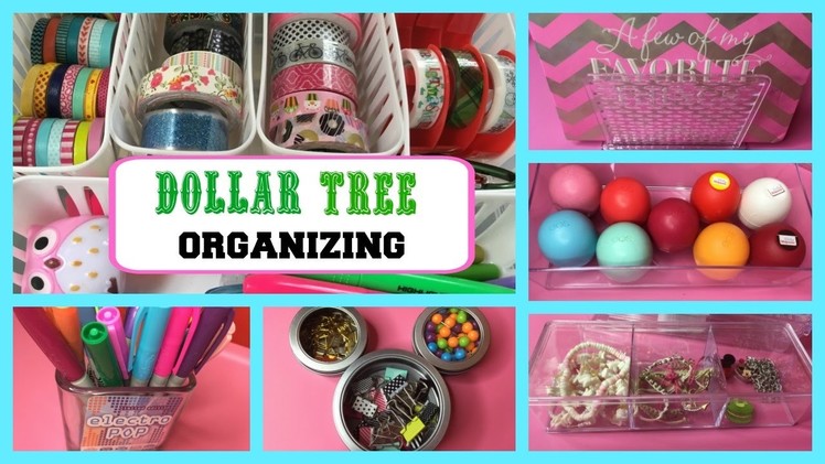NEW Dollar Tree Organization & Storage Ideas- New Acrylic! Makeup, Crafts, Office, Planner, Kitchen