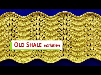 Old Shale Variations -  Stitch Pattern 4