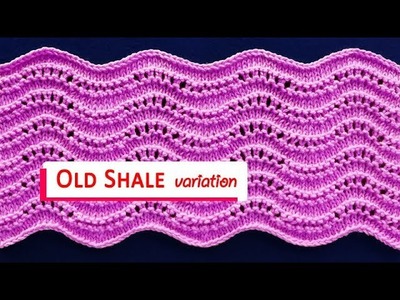 Old Shale Variations -  Stitch Pattern 5