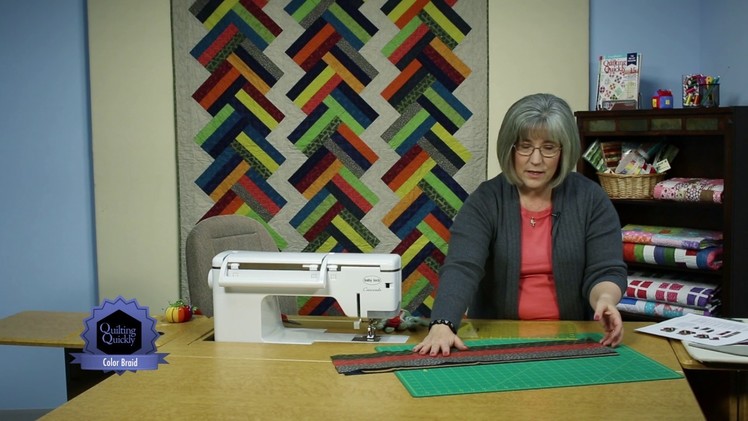 Quilting Quickly: Color Braid -- Quick Colorful Quilt!
