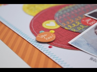 Scrapbooking Process Video (one year old) by Becki Adams