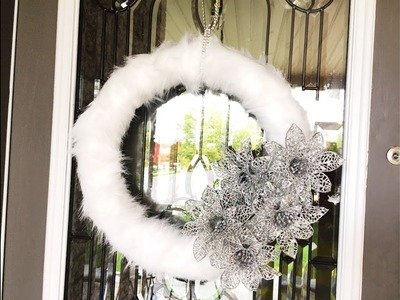 SIMPLE & EASY DIY Christmas Wreath  - Big Lots inspired