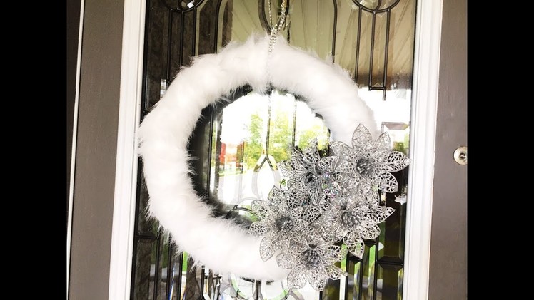SIMPLE & EASY DIY Christmas Wreath  - Big Lots inspired