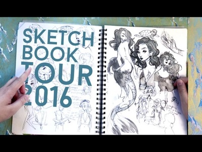 Sketchbook Tour May-Dec 2016. Jacquelin de Leon