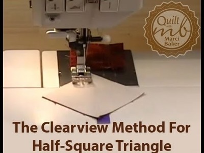 The Clearview Method for Half-Square Triangles
